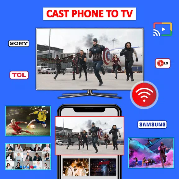 Cast Phone to TV, Chromecast Tangkapan skrin 0