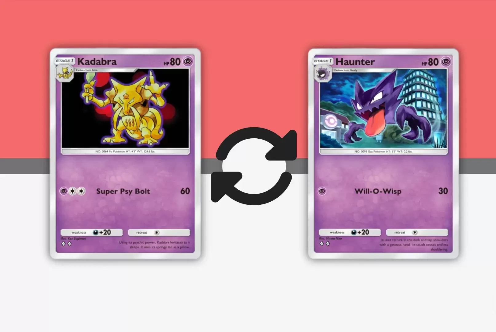 Interface de negociação de bolso Pokémon TCG