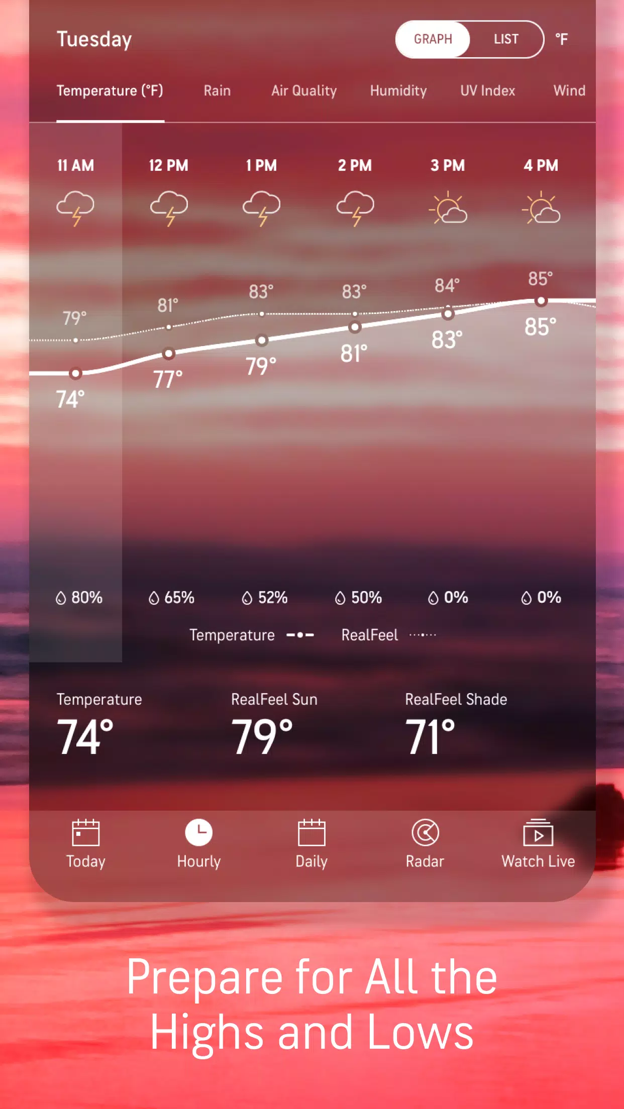 AccuWeather Capture d'écran 3
