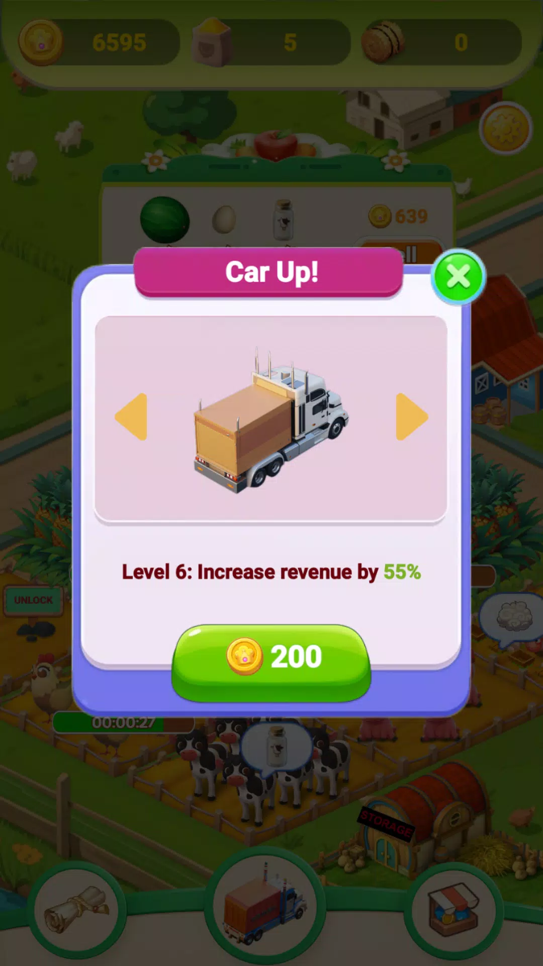 Cozy Town: Farms & Trucks Captura de pantalla 2