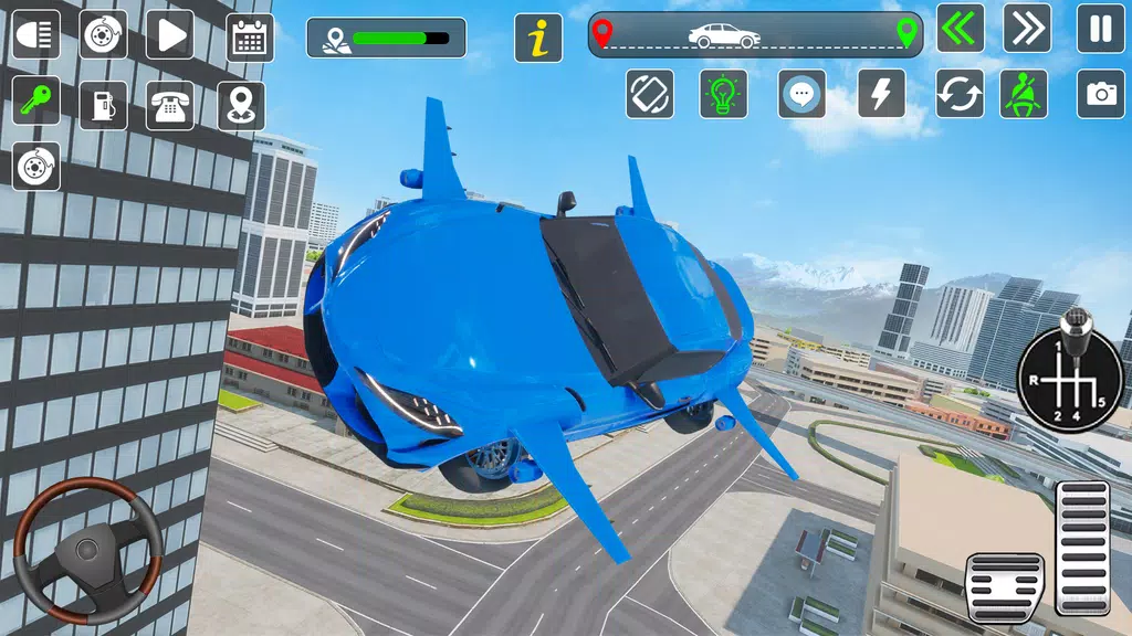 Flying Car Games Car Flight 3D应用截图第3张