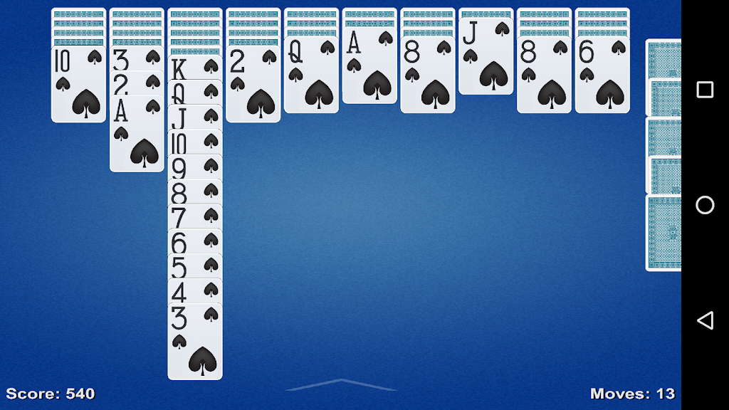 Schermata Spider Solitaire Game 1