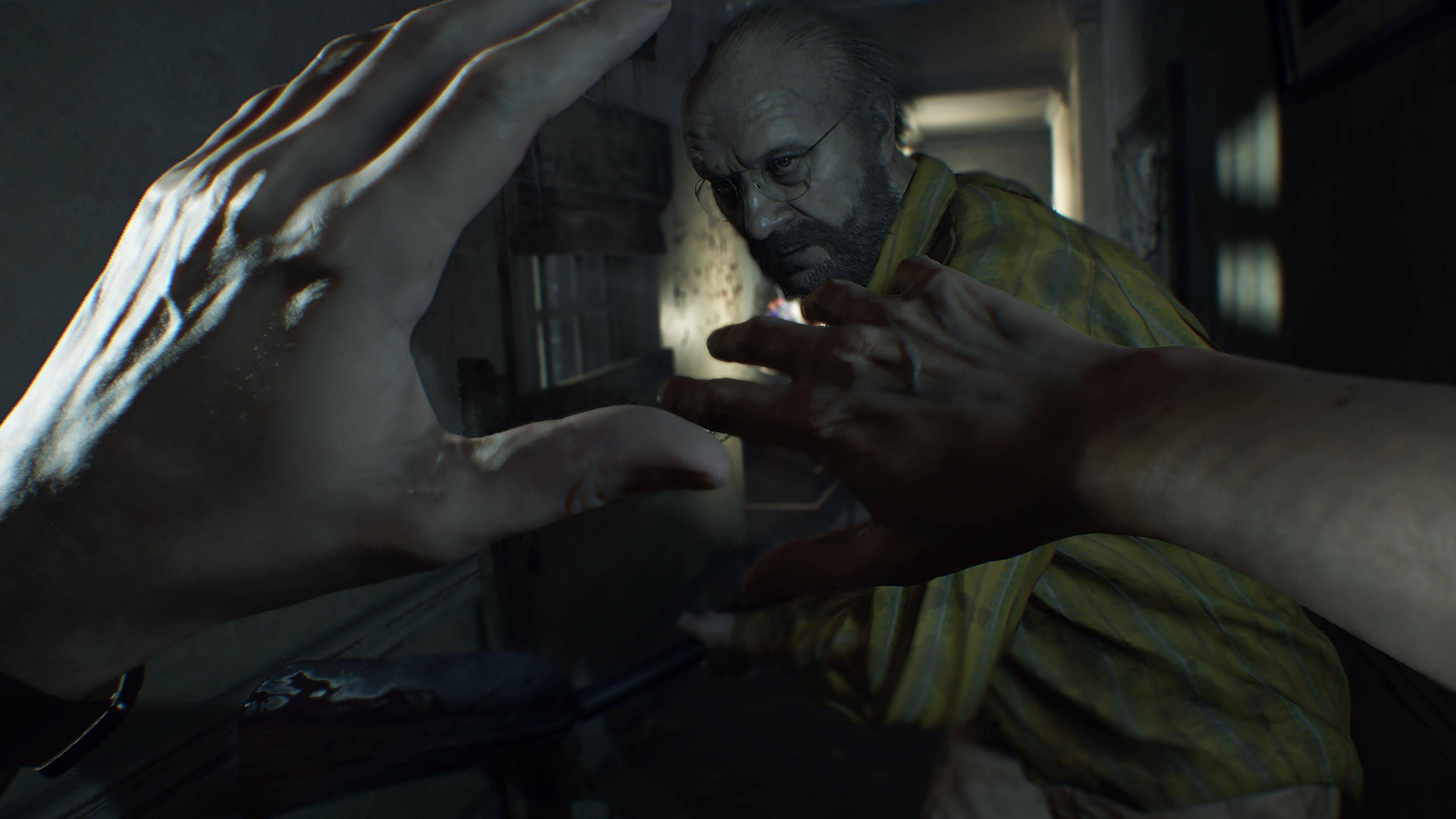 欢迎来到家人。信用：Capcom。