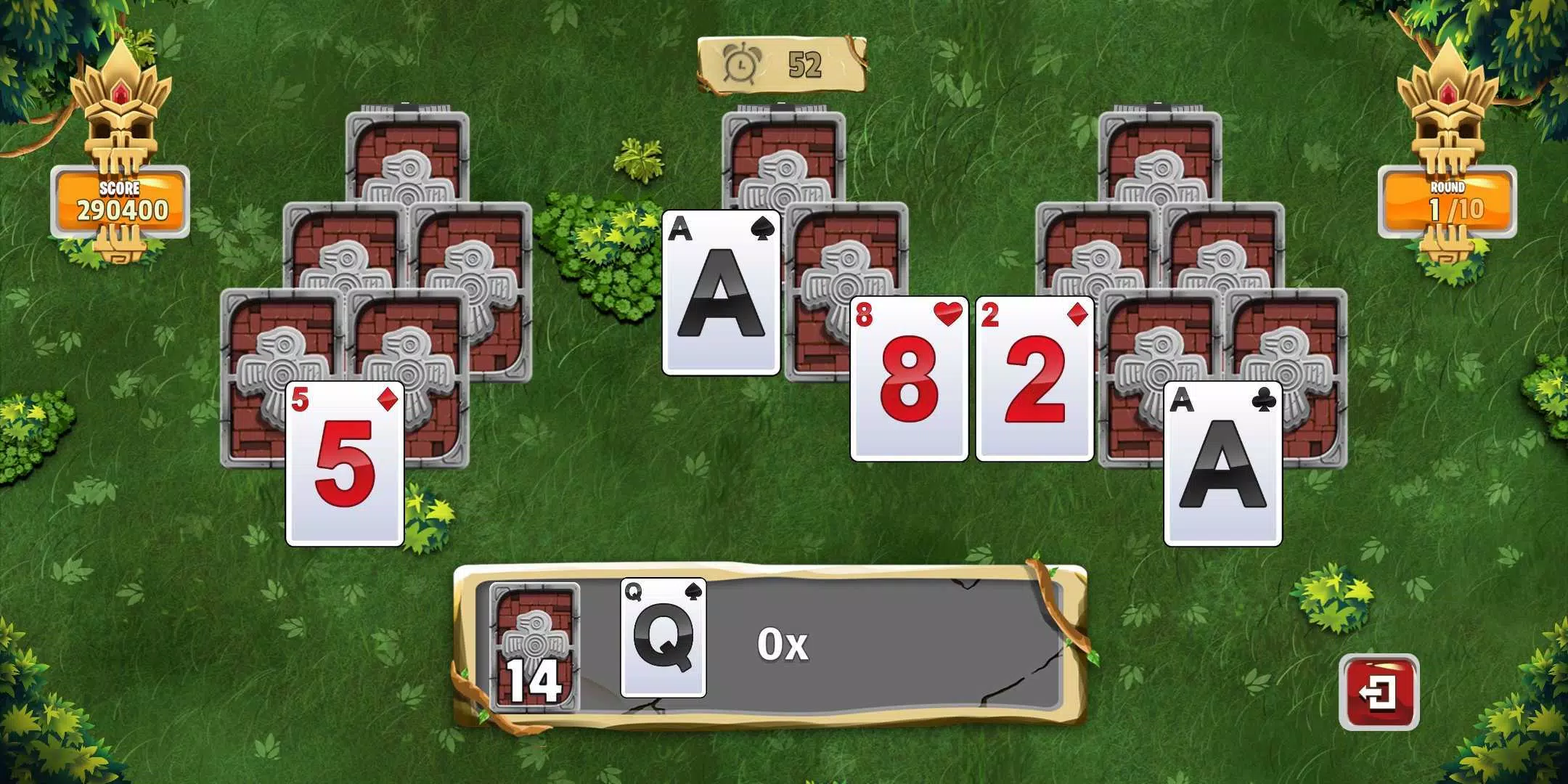 Three Magic Towers Solitaire Captura de tela 3