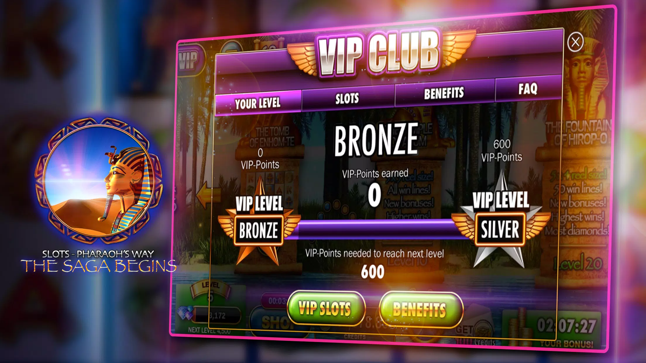 Slots - Pharaoh's Way Casino应用截图第3张