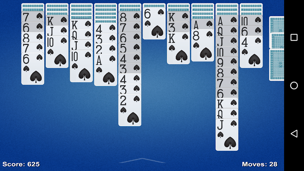 Schermata Spider Solitaire Game 3