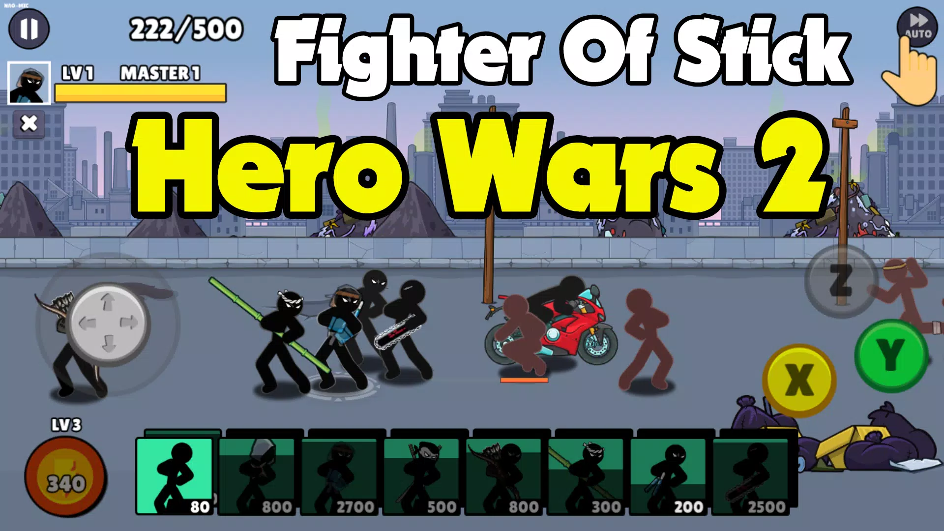 Hero Wars 2 Fighter Of Stick स्क्रीनशॉट 2