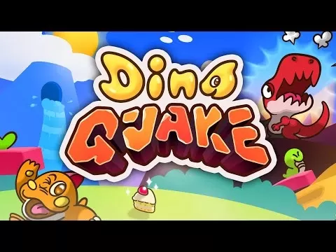 Dino Quake - ретро -платформер геймплей