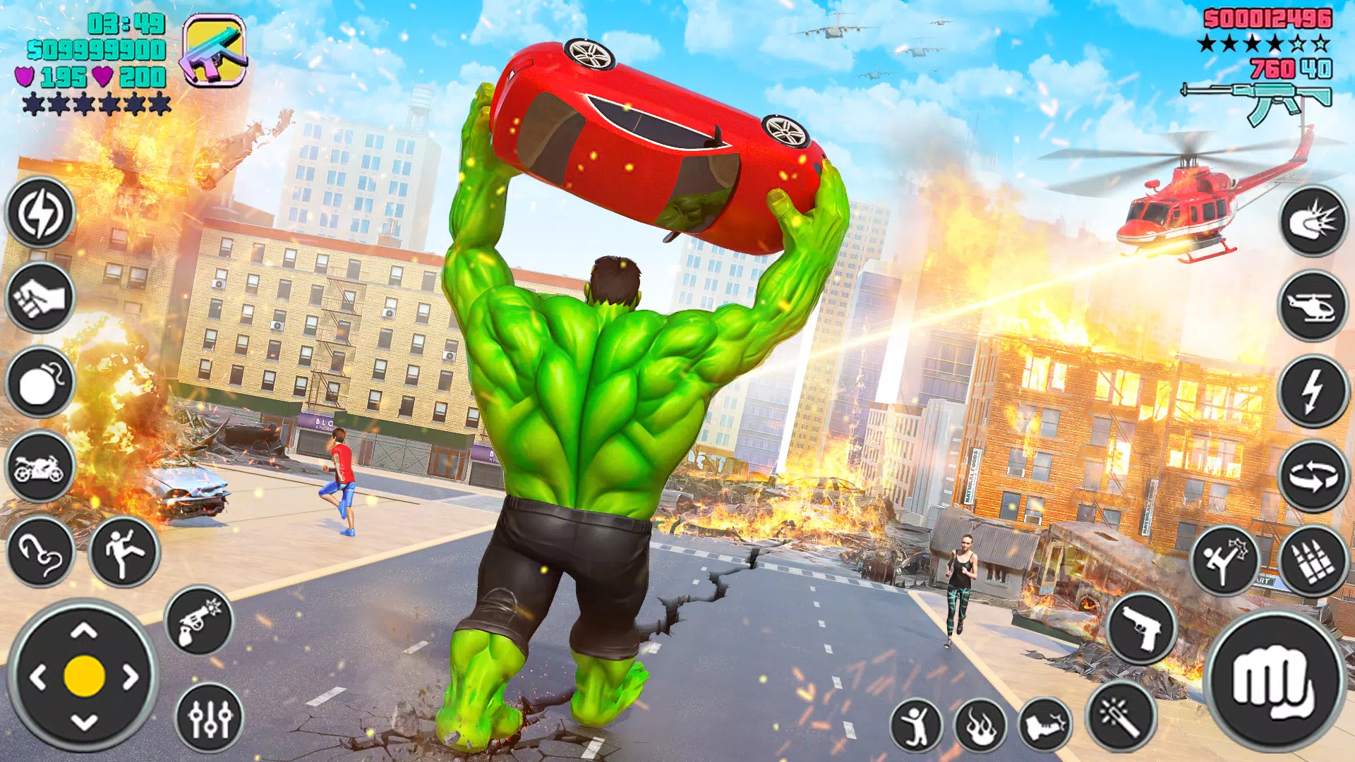 Grand Incredible Monster Hero Captura de tela 1