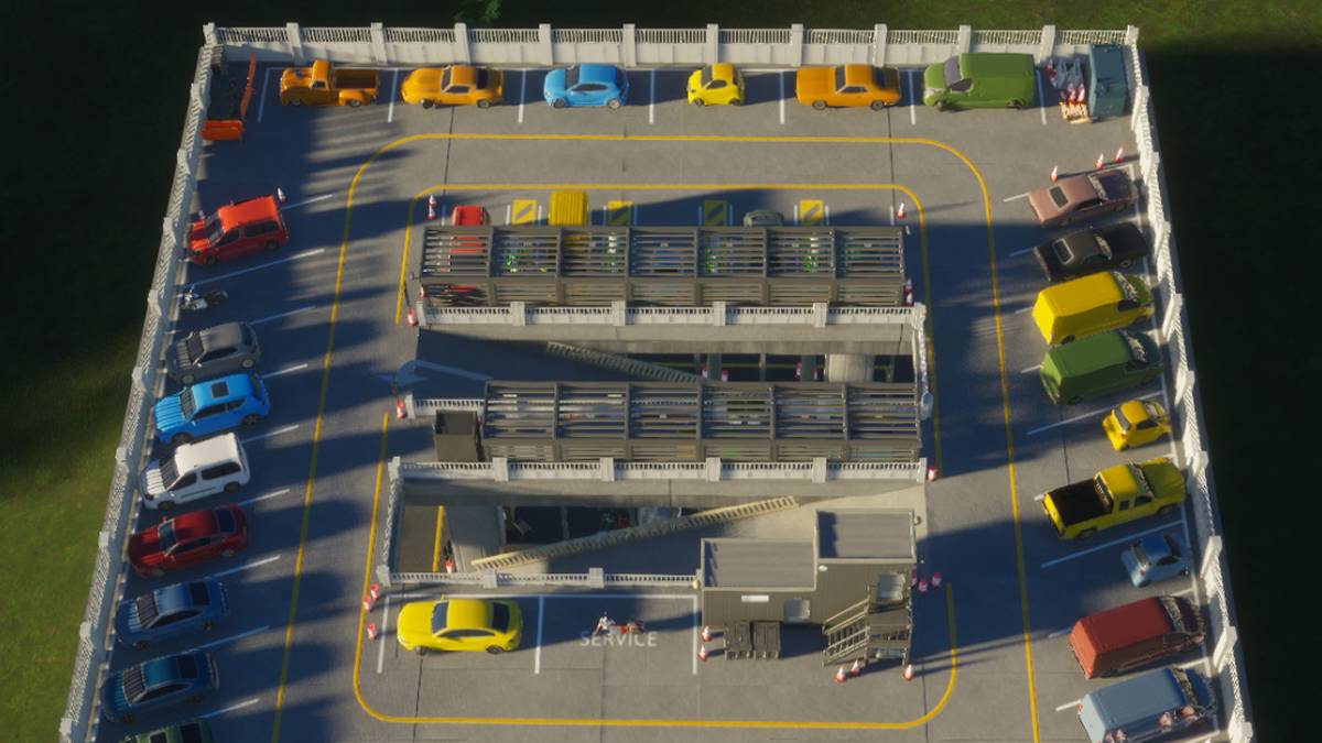 Overground Parking By Dome mod solving parking shortages