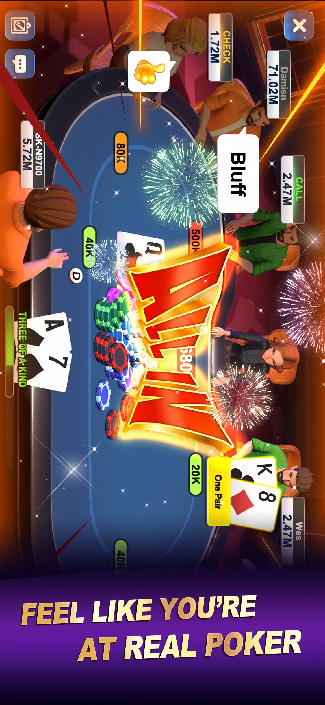 Poker World-Hold'em Frenzy应用截图第2张