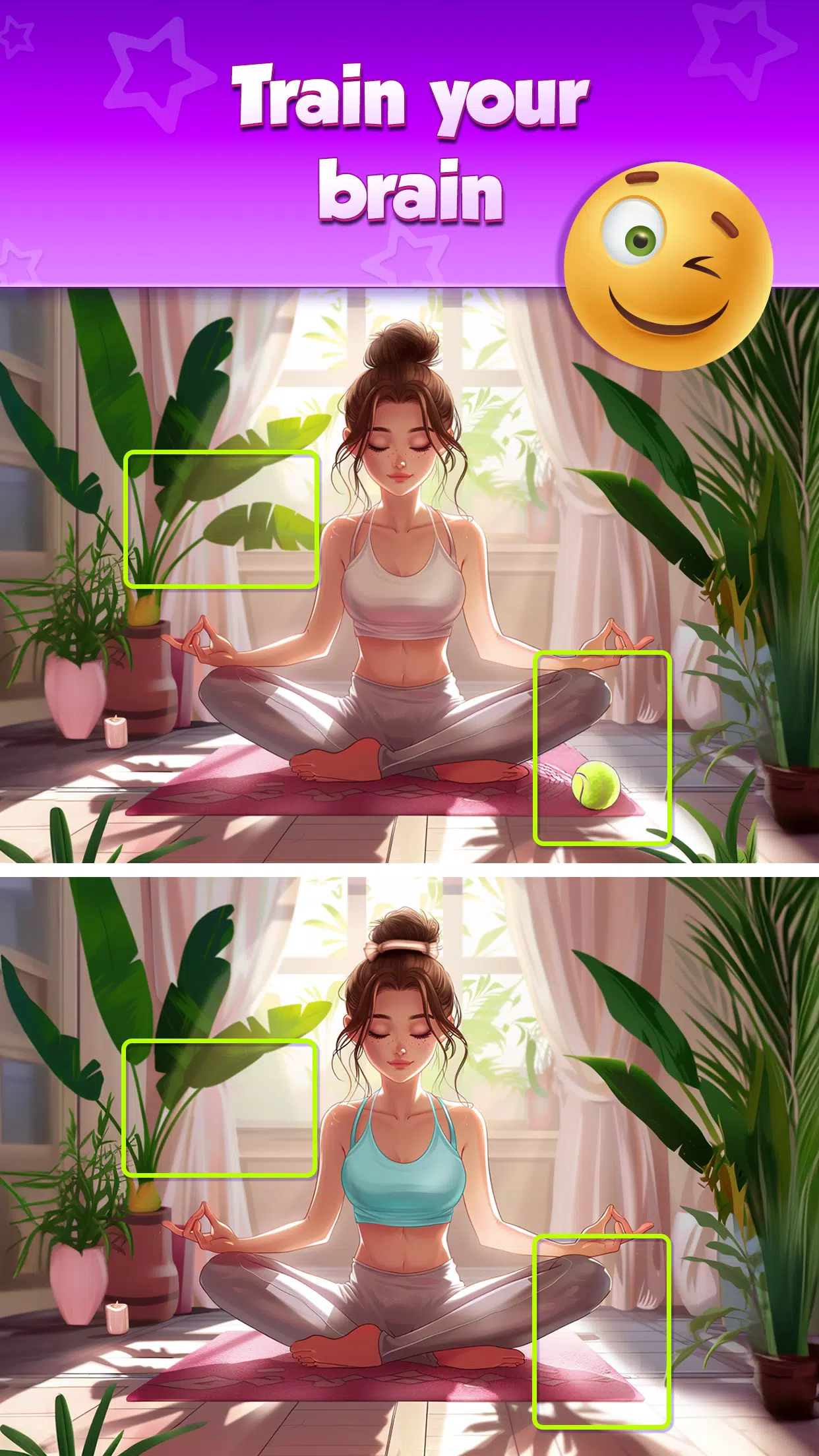 Find 5 Differences Train Brain 螢幕截圖 1