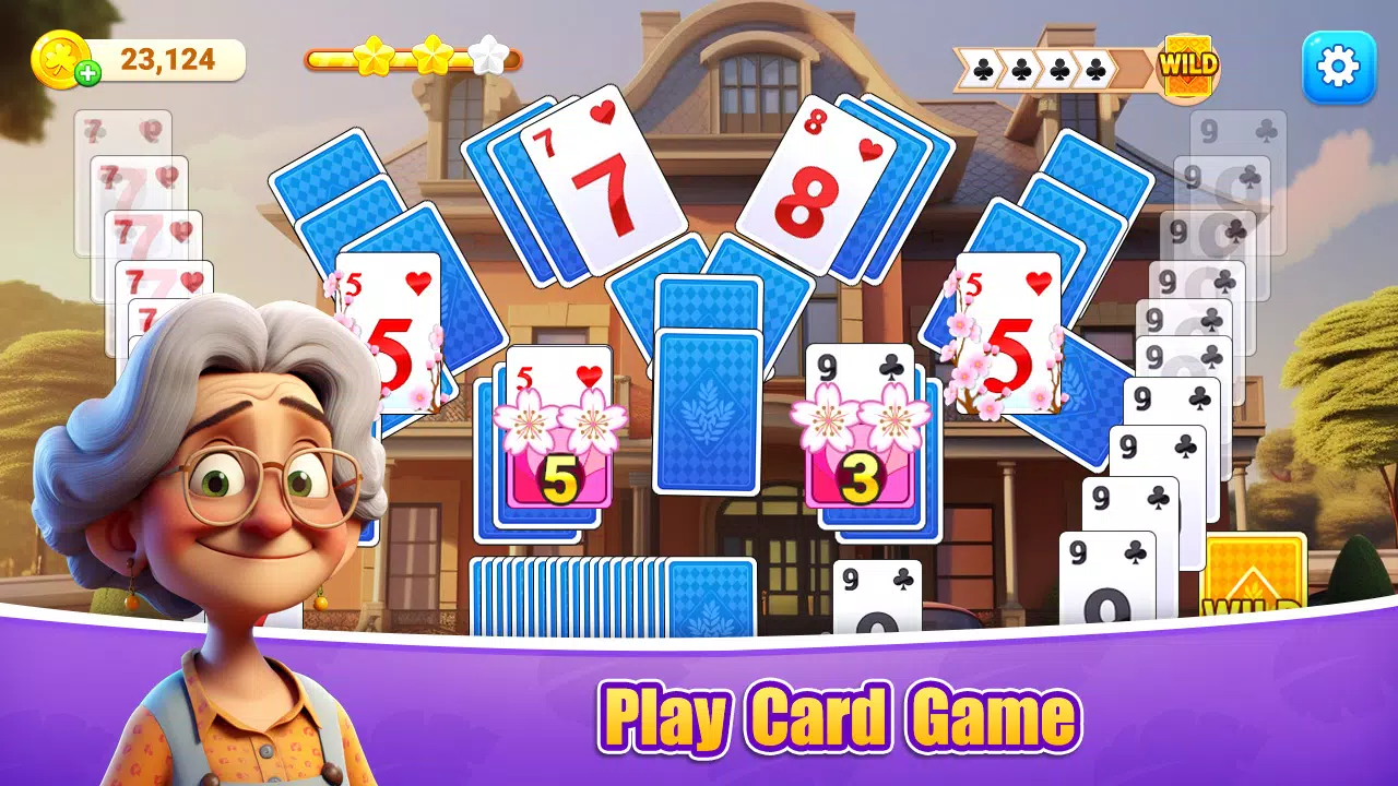 Patience Solitaire TriPeaks 螢幕截圖 1