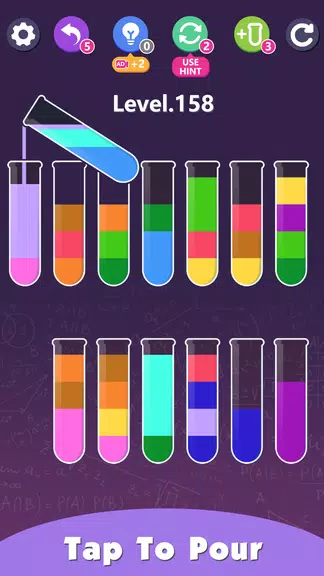 Water Sort Puzzle: Color Sort Tangkapan skrin 2