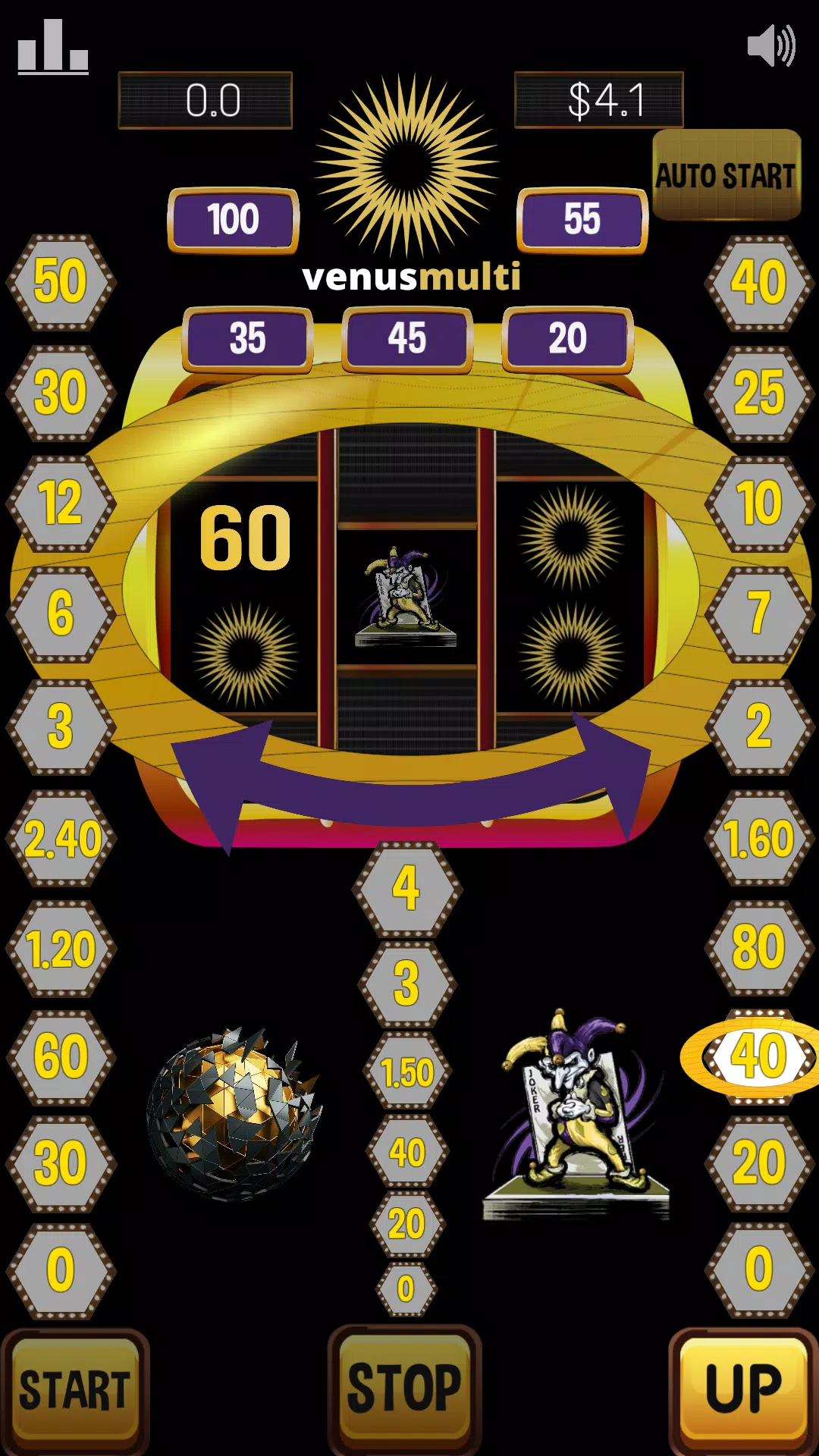 Venus multi slot machine – sun Captura de tela 0