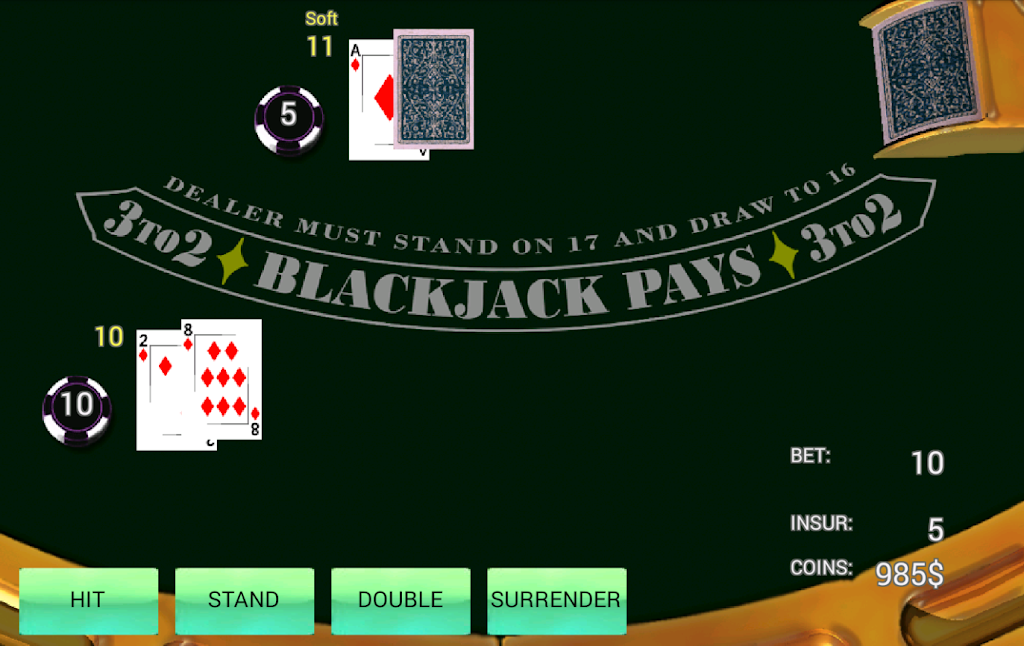 BlackJack Simulator Capture d'écran 1