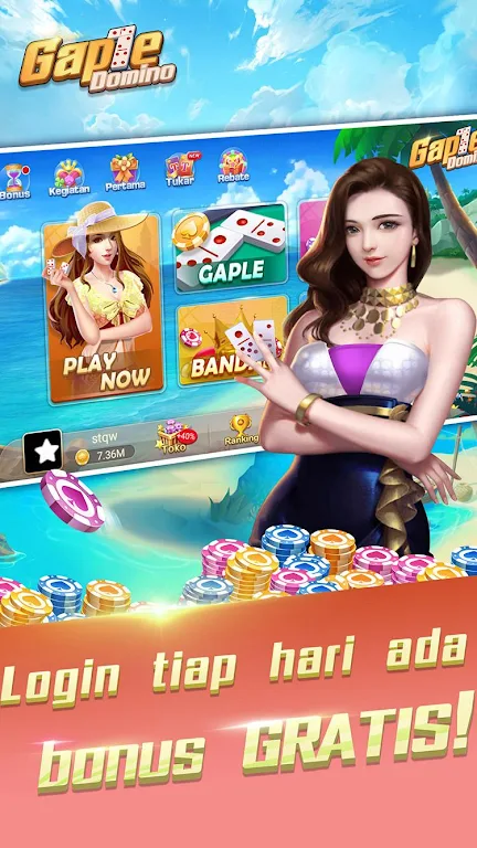 Domino Gaple: QQ 99 dan Texas Lokal Indo Capture d'écran 0