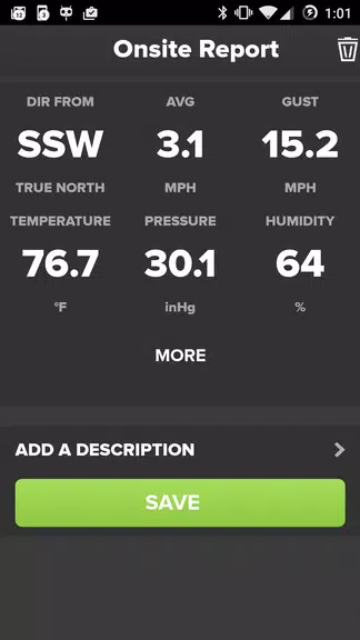 Wind & Weather Meter Schermafbeelding 1