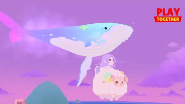 “一起玩介紹Dreamland：紫色的天空和發光的鯨魚”