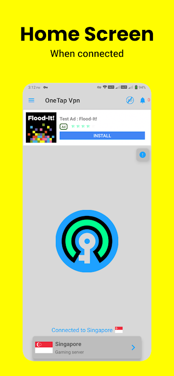 OneTap Vpn स्क्रीनशॉट 1