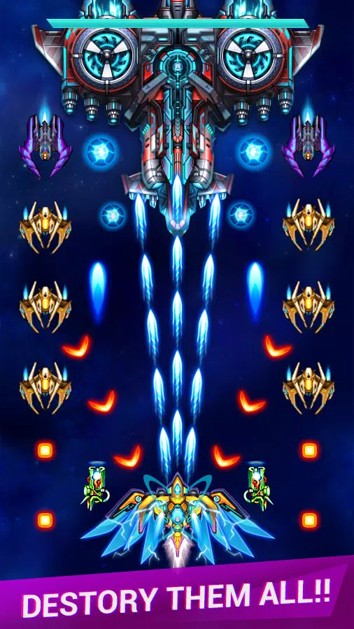 Galaxy sky shooting Captura de tela 2