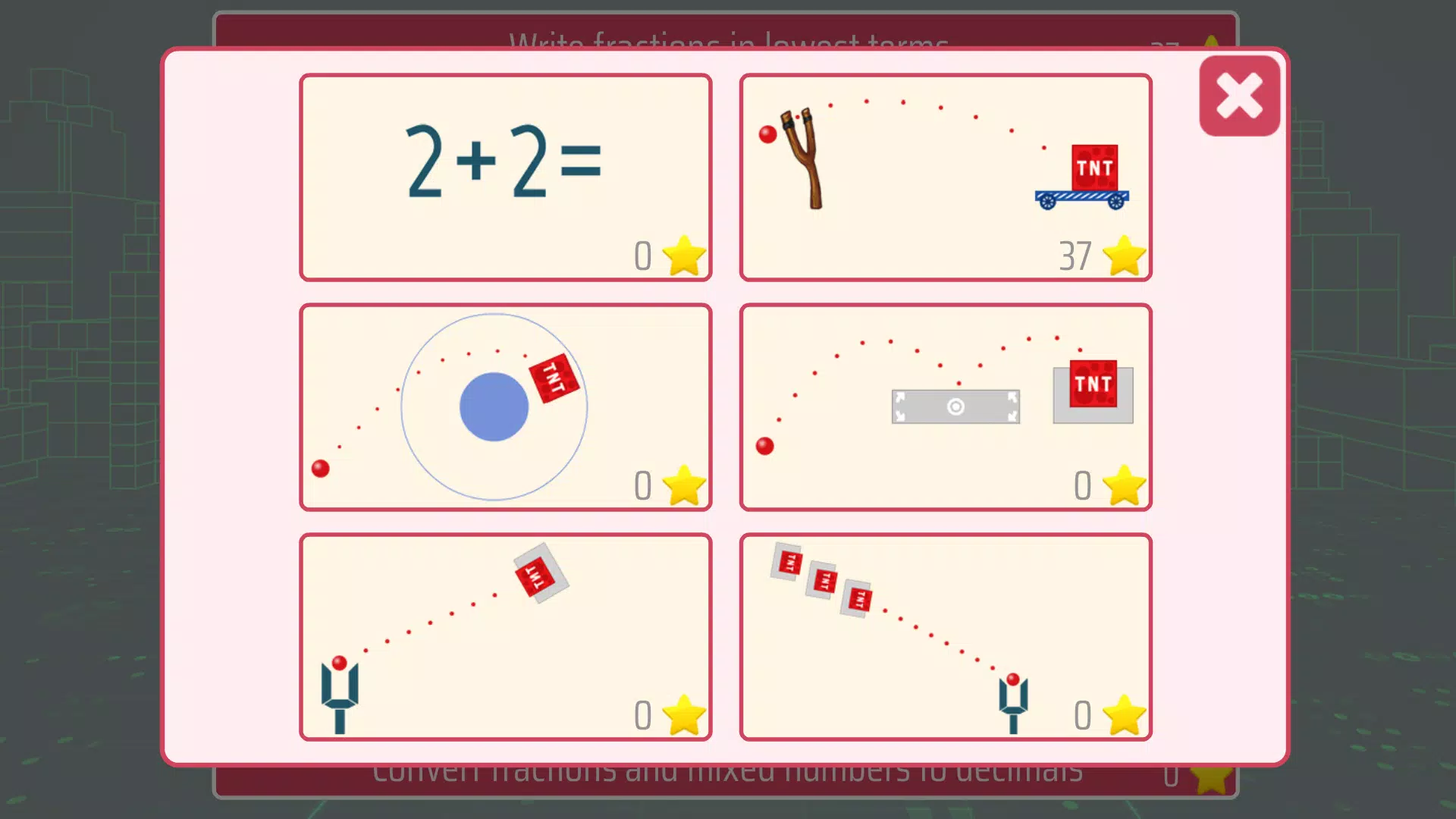 Fractions and mixed numbers Captura de pantalla 1