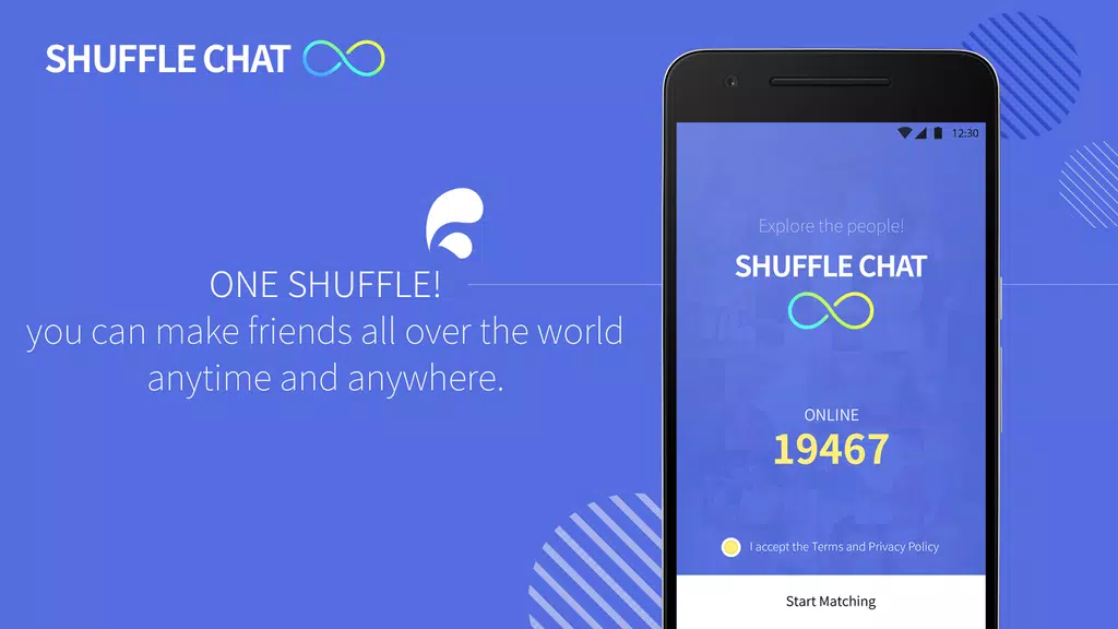 Shuffle Chat - Chat with global friends スクリーンショット 1