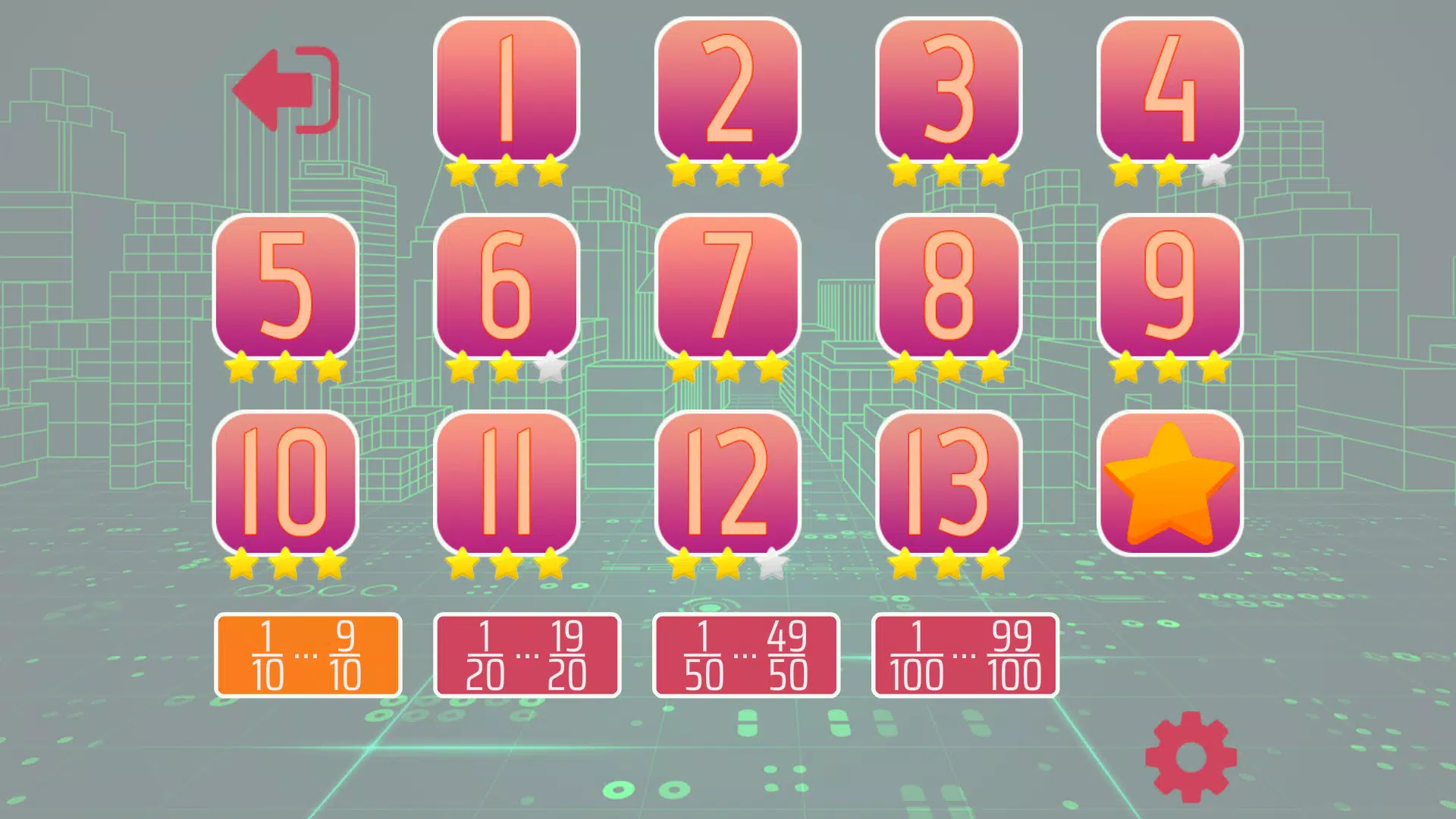 Fractions and mixed numbers Captura de pantalla 2