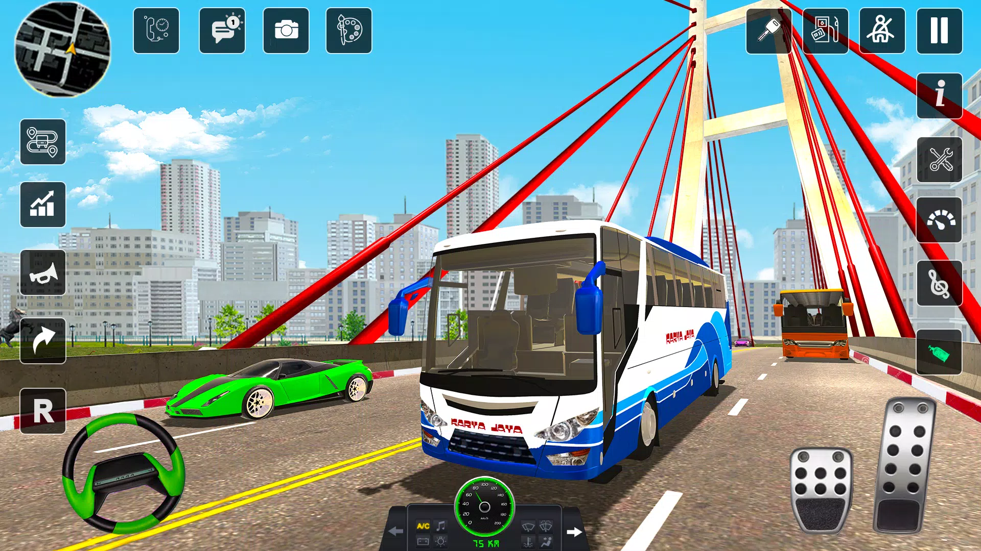 Coach Bus Games Bus Simulator 螢幕截圖 3
