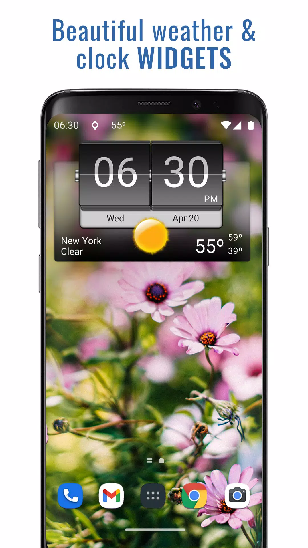 3D Flip Clock & Weather スクリーンショット 0