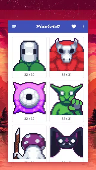 How to draw pixel monsters Captura de pantalla 2