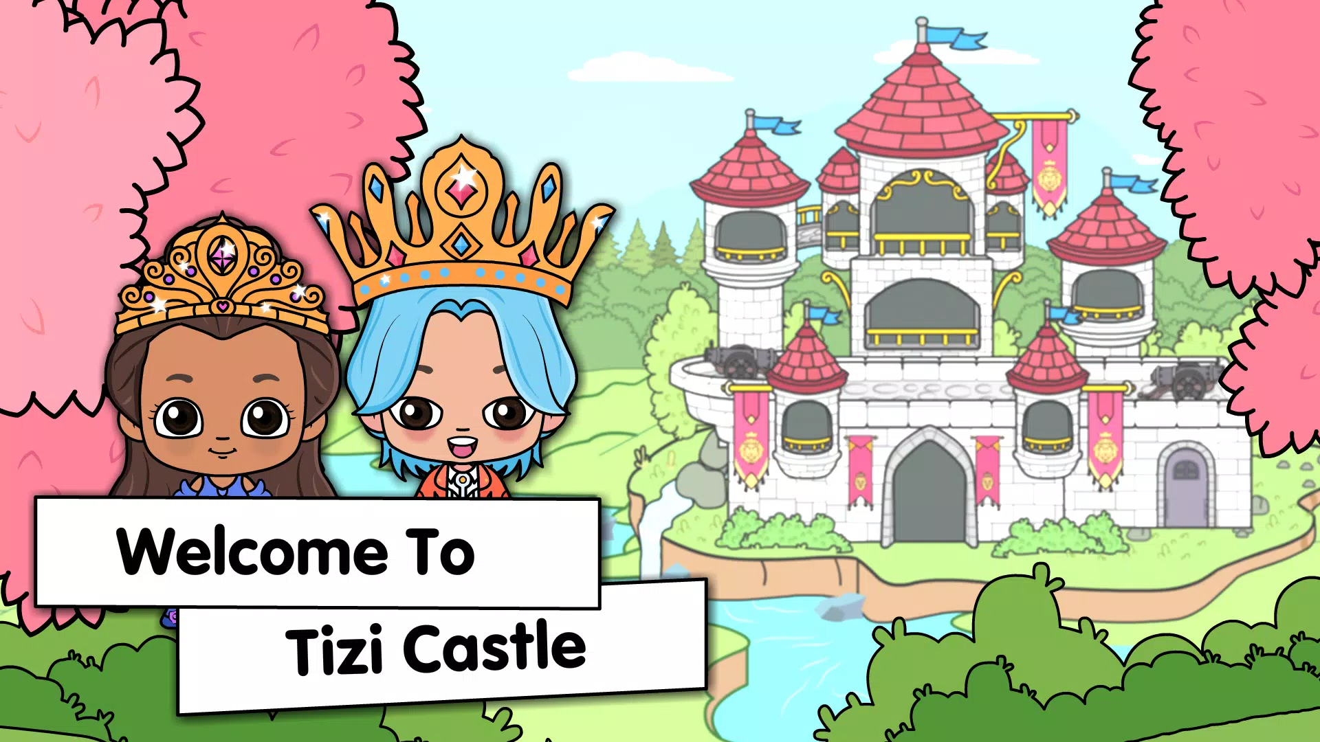 Tizi Town Princess Castle Game स्क्रीनशॉट 0