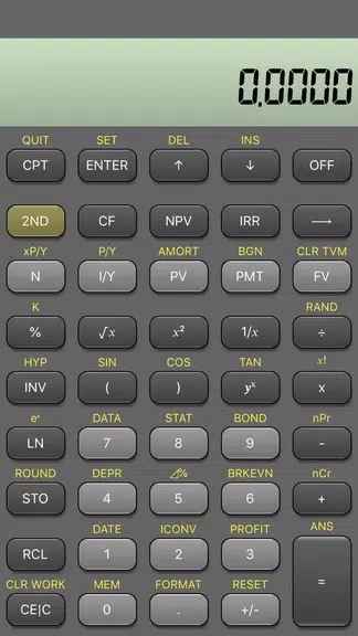 BA Financial Calculator Capture d'écran 1