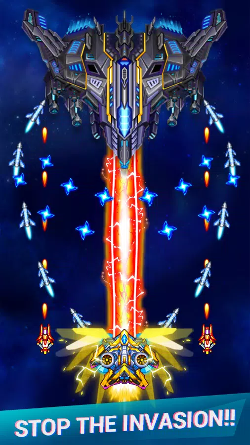 Galaxy sky shooting Captura de tela 1