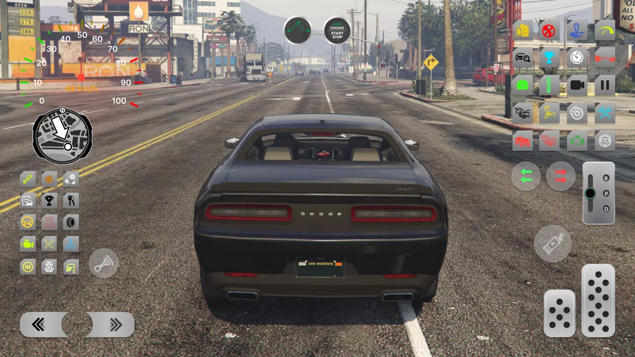 Dodge Demon Hellcat Simulator 螢幕截圖 1