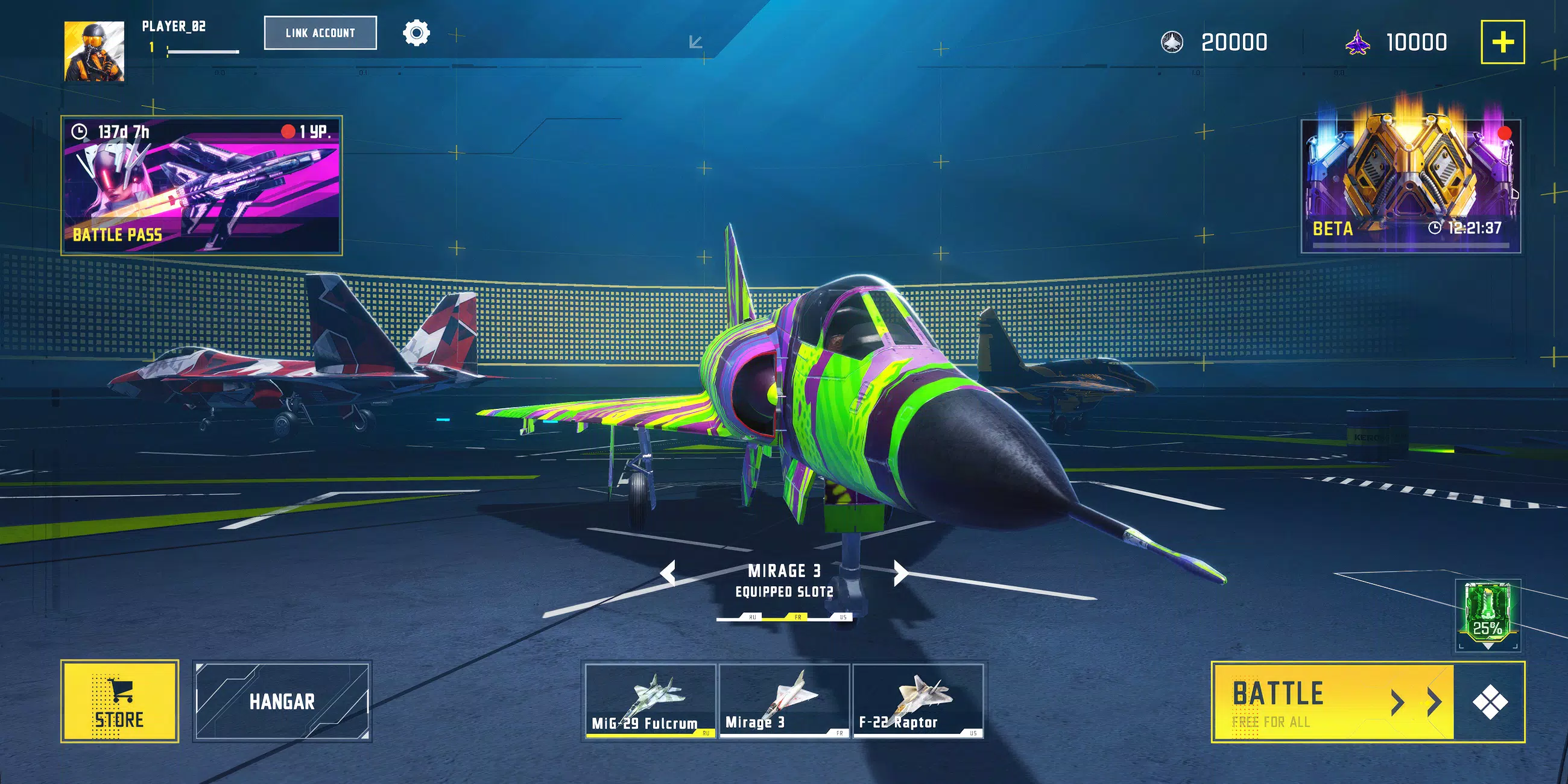 Sky Combat 2 螢幕截圖 3
