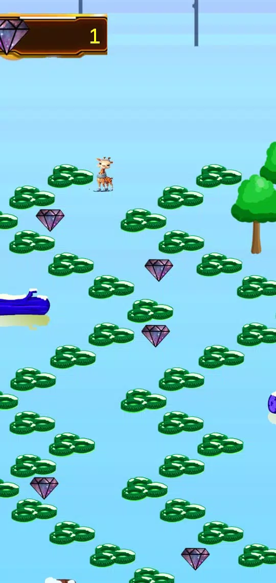 Snowy Giraffe Adventure 螢幕截圖 1