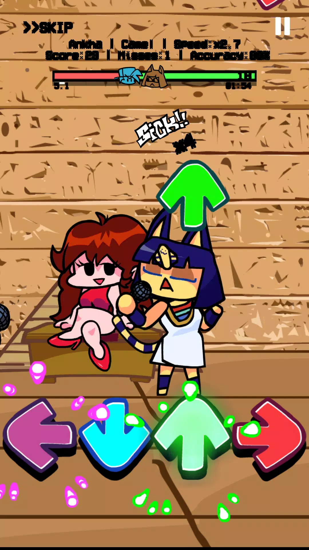 FNF Mashup Tail Rainbow Friend Capture d'écran 3