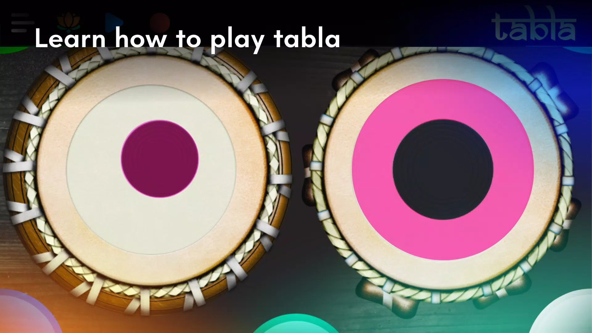 Tabla: tambours indiens Capture d'écran 1