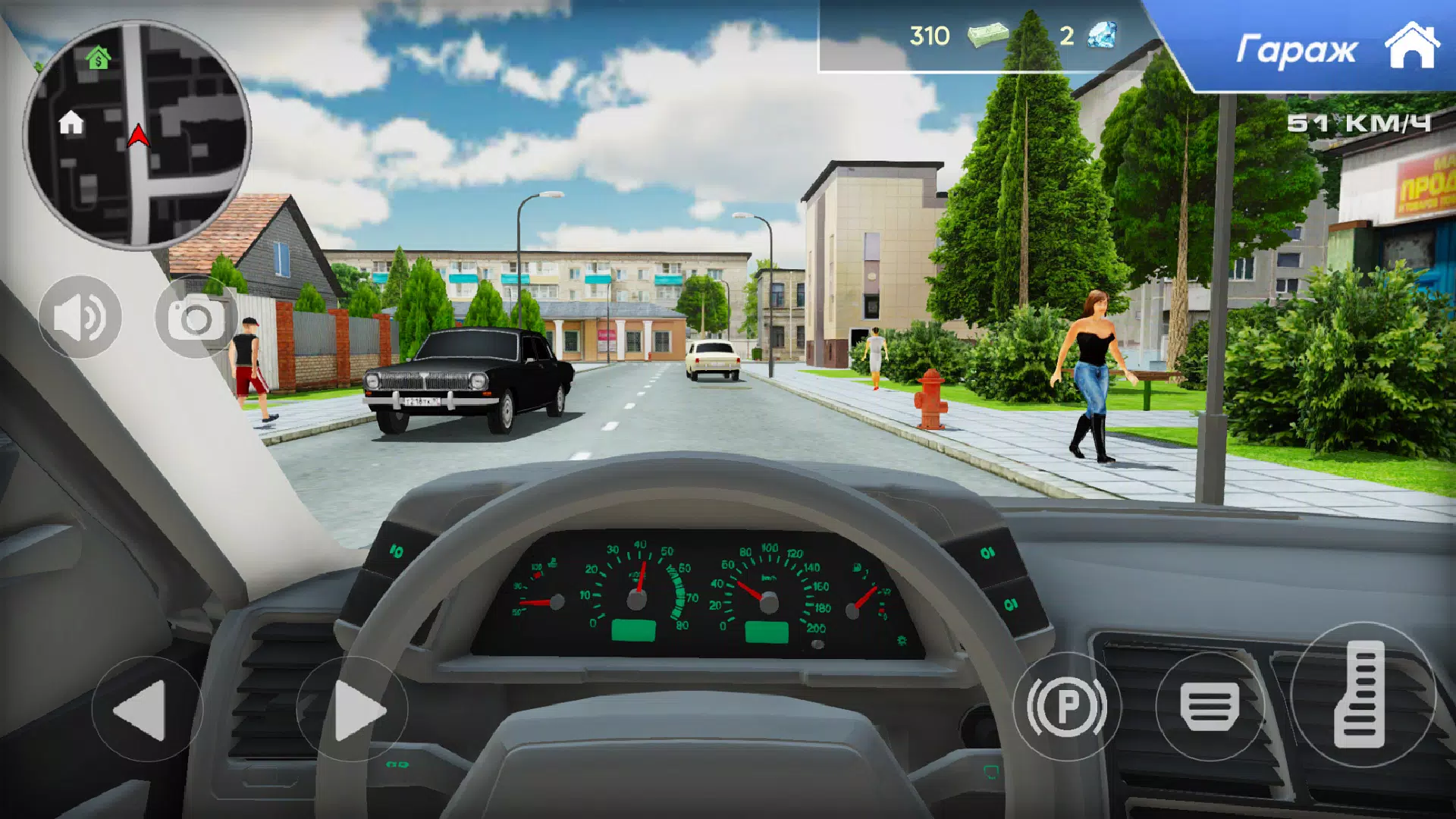 Lada 2112 Village City Driving 螢幕截圖 3