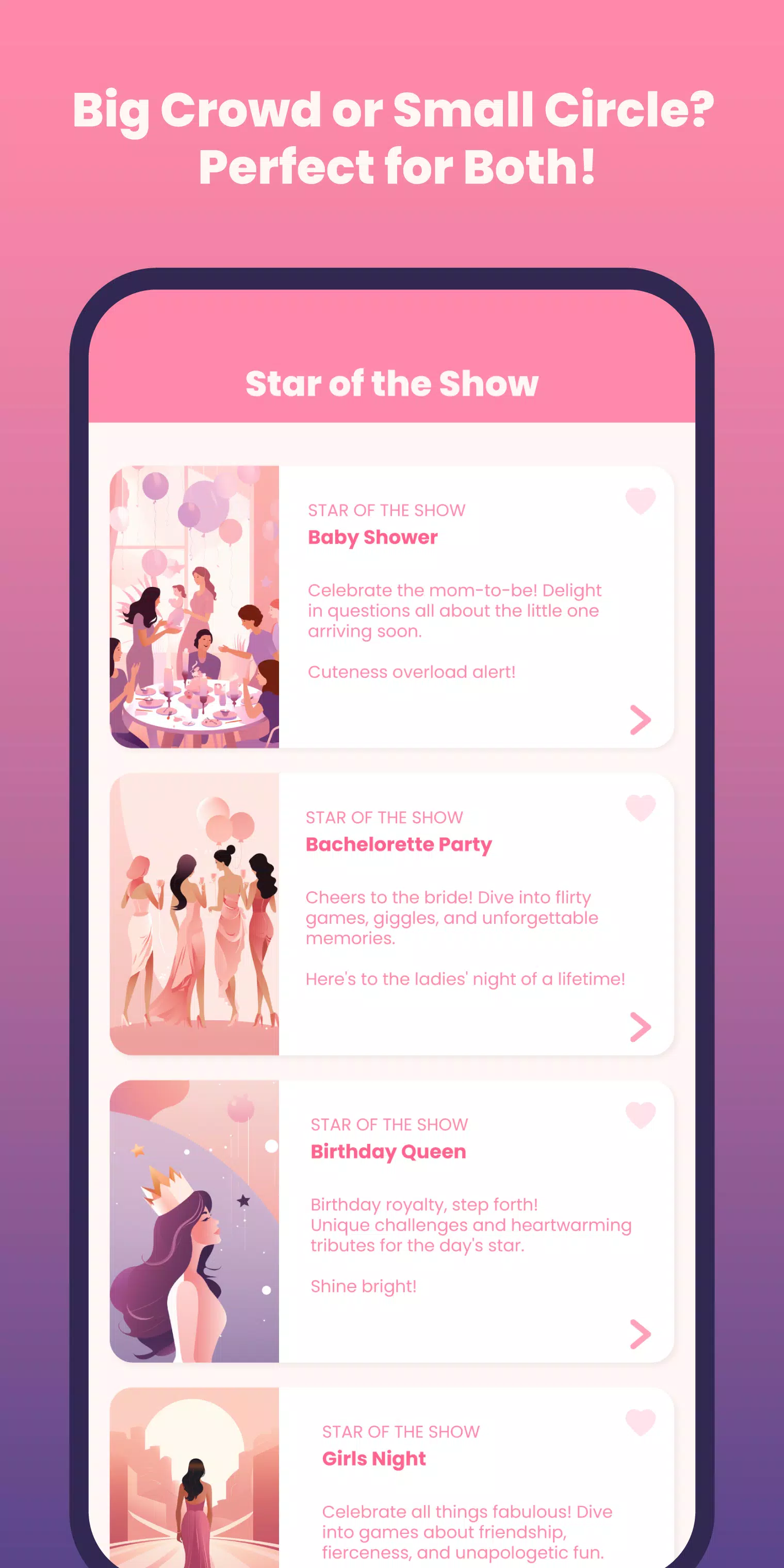 Girls Night - Group Party Game 螢幕截圖 2