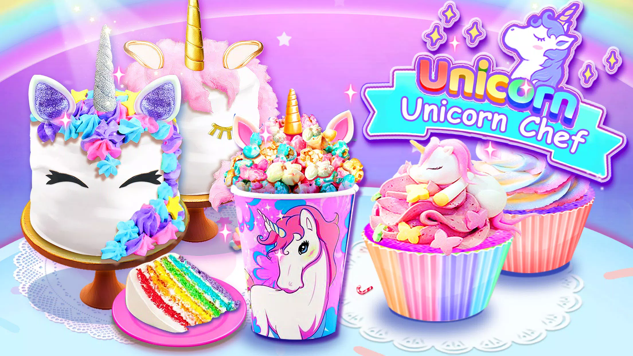 Girl Games: Unicorn Cooking Captura de pantalla 0