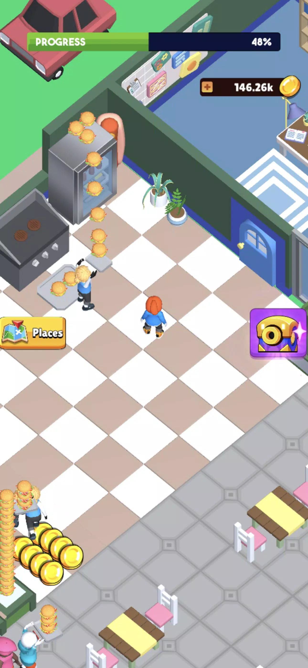 Fast Food Idle Tycoon Capture d'écran 1