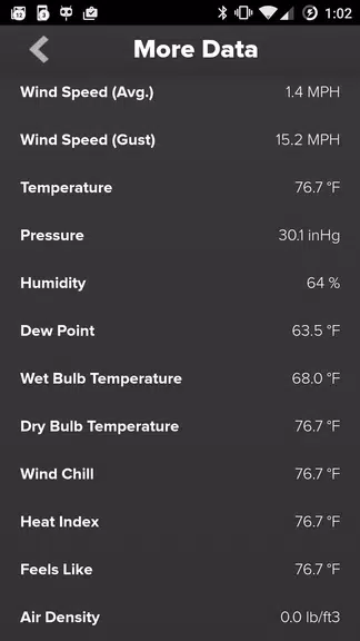 Wind & Weather Meter Schermafbeelding 2