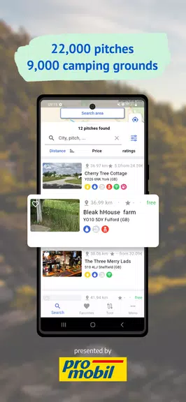 Camping Radar by promobil ภาพหน้าจอ 0