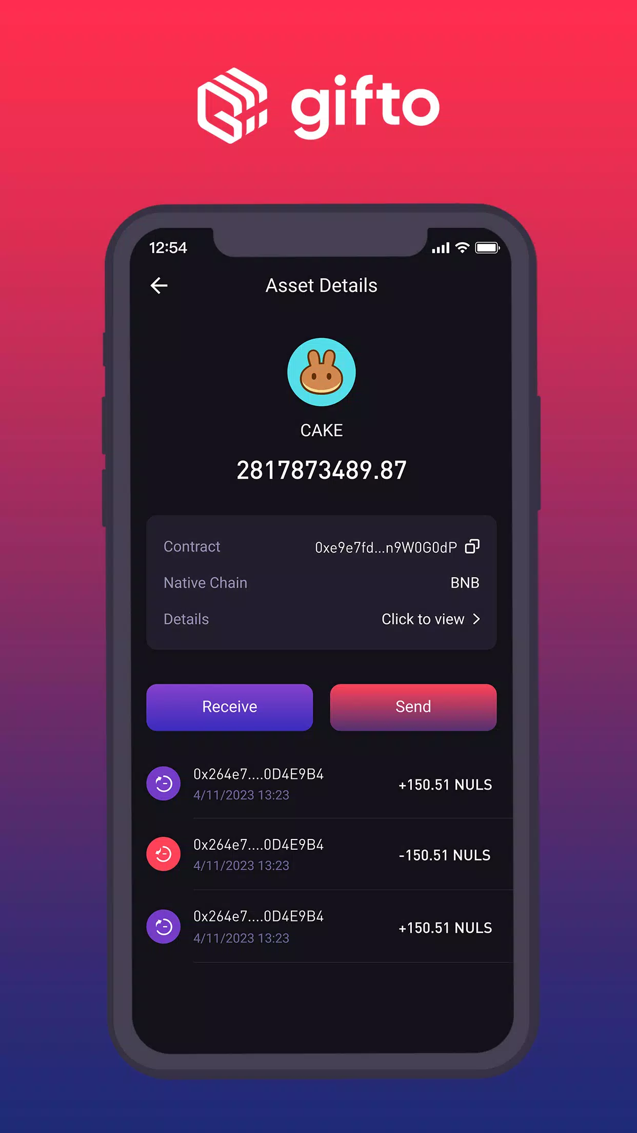 GFT Wallet 스크린샷 2