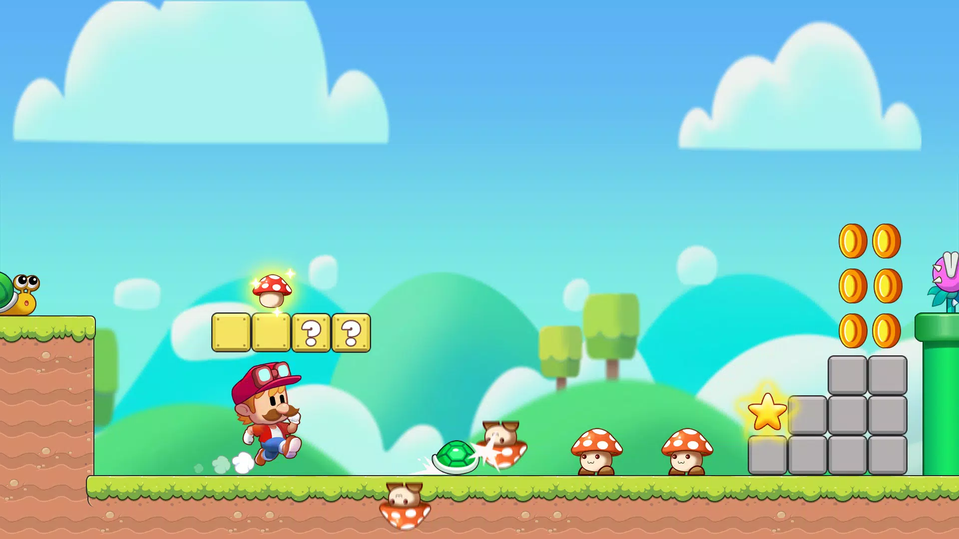 Super Bobby Classic World 螢幕截圖 1