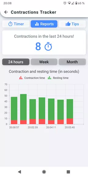 Contractions Tracker 스크린샷 1