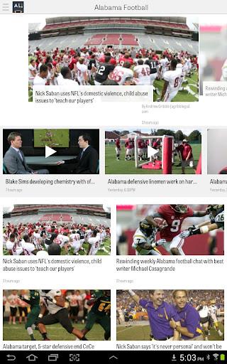 AL.com: Alabama Football News Capture d'écran 3