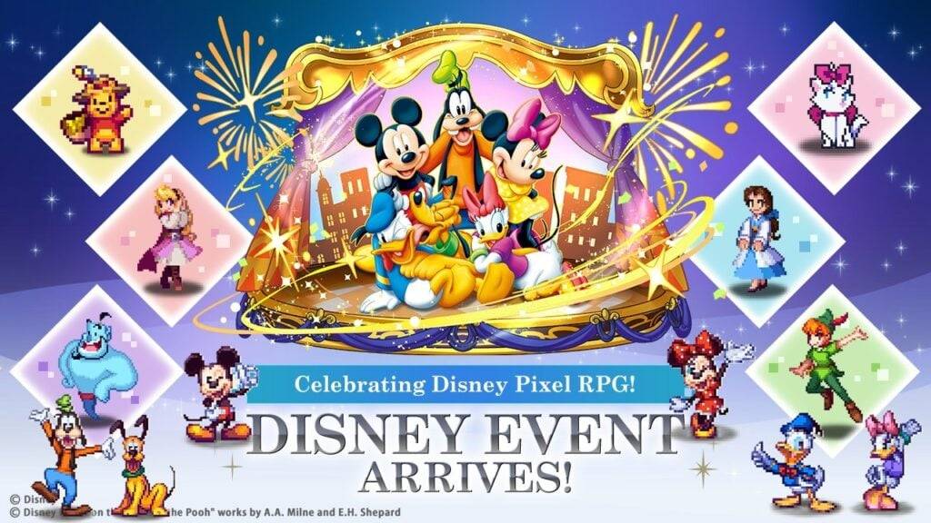 Disney Magic rencontre Puzzle & Dragons dans New Pixel RPG Collab